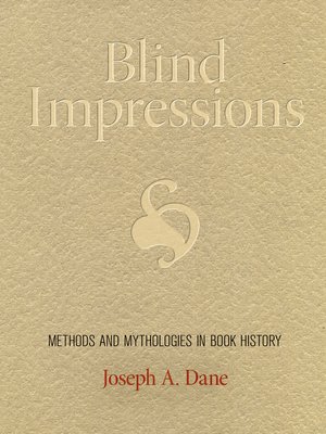 cover image of Blind Impressions